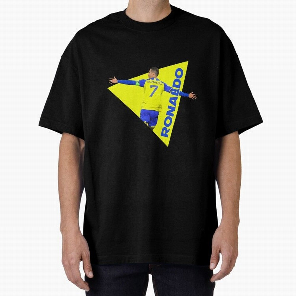 Cristiano Ronaldo Oversized T-Shirt Experience the Global Stage of Match Day Hype around FIFA World Cup 2026 USA Canada Mexico, Mbappe, Portugal, Soccer Culture, Superstar Moments, National Team Dreams and Competitive Fire; Perfect for Supporters