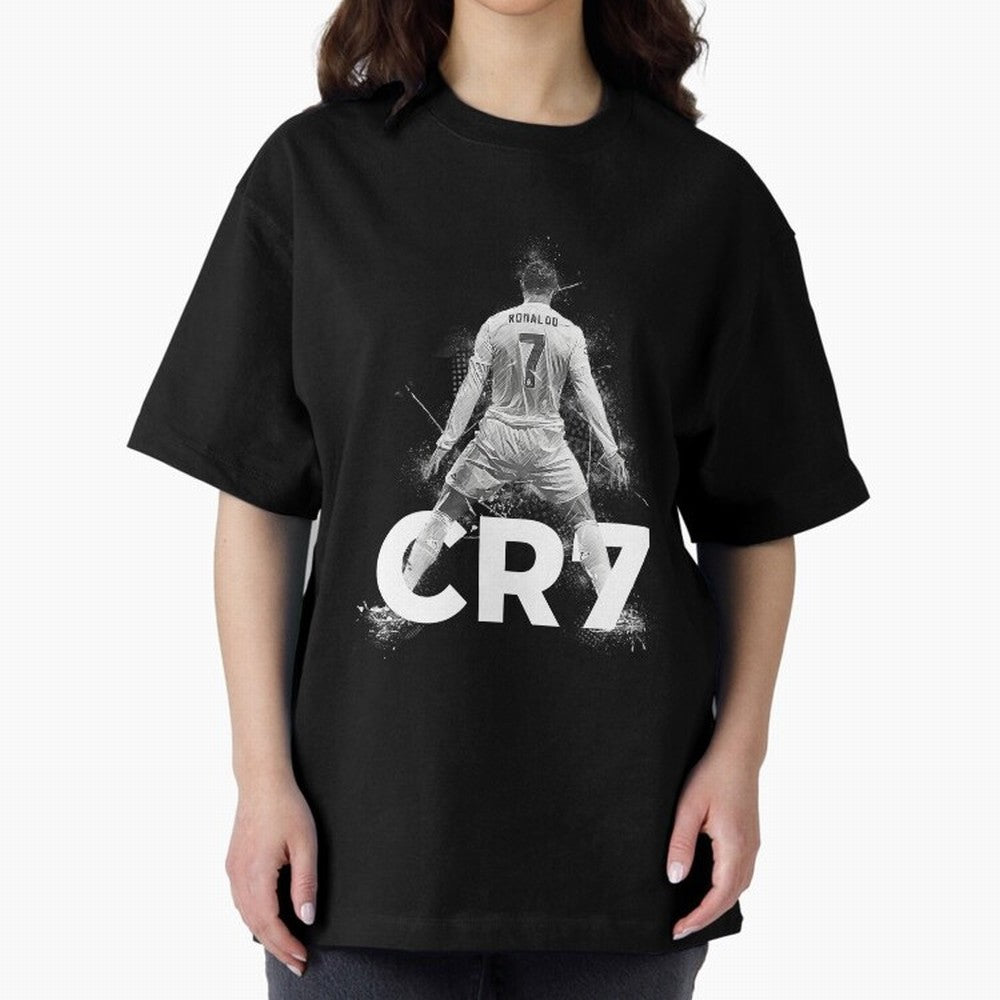 Cristiano Ronaldo CR7 Oversized T-Shirt Keep the Match Day Mood of FIFA World Cup 2026 Group Stage Spirit, Capturing Germany, Cristiano Ronaldo, Global Supporter Spirit, Legendary Goals, National Colors and Tournament Celebration; Created for Match