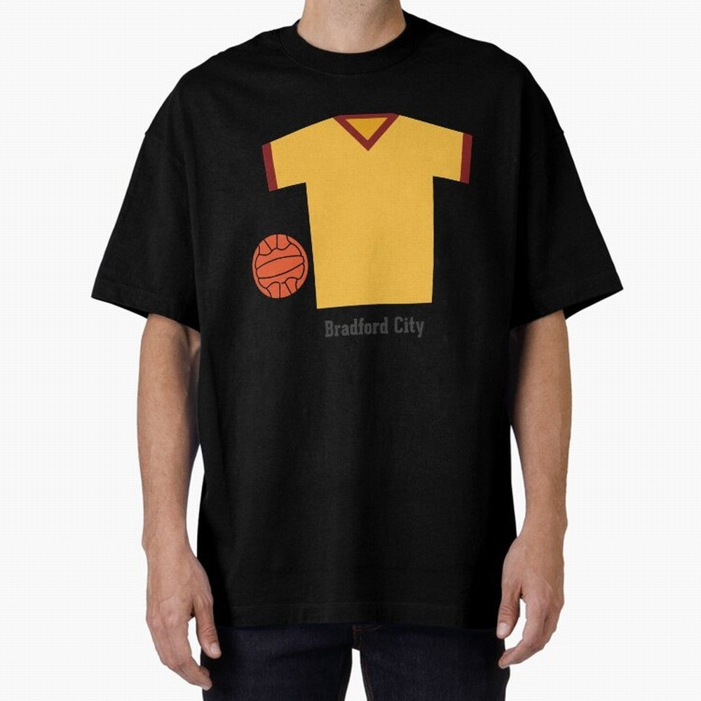 Bradford City Oversized T-Shirt Upgrade FIFA World Cup 2026 for Fans of Haaland and Mbappe and Brazil, Bringing Stadium Chants, National Pride, Trophy Dreams and Unforgettable Football Memories; Ideal for Fans Who Follow Messi, Cristiano Ronaldo,