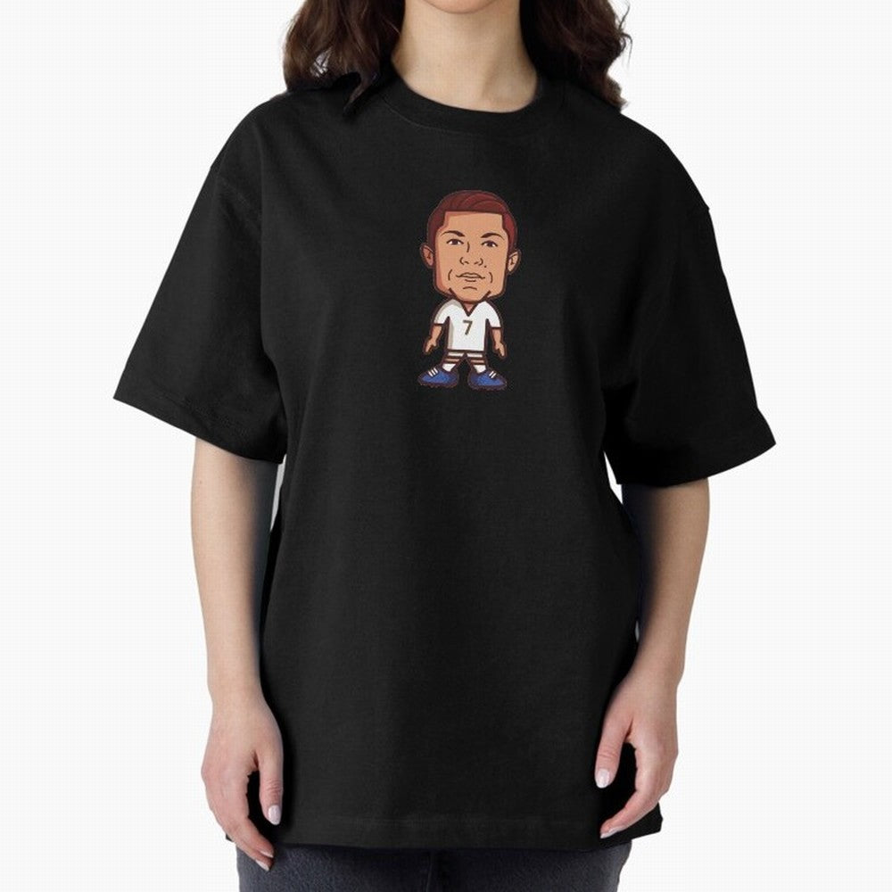 Cr7 Cristiano Ronaldo Oversized T-Shirt Carry the Dream of Match Day Hype around FIFA World Cup 2026 USA Canada Mexico, Haaland, Spain and Netherlands, Vintage Soccer Flavor, Modern Football Stars, National Flags and Final Night Emotion; Great for