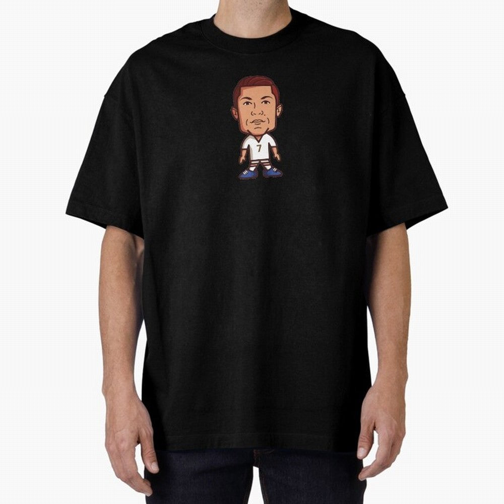 Cr7 Cristiano Ronaldo Oversized T-Shirt Carry the Dream of Match Day Hype around FIFA World Cup 2026 USA Canada Mexico, Haaland, Spain and Netherlands, Vintage Soccer Flavor, Modern Football Stars, National Flags and Final Night Emotion; Great for