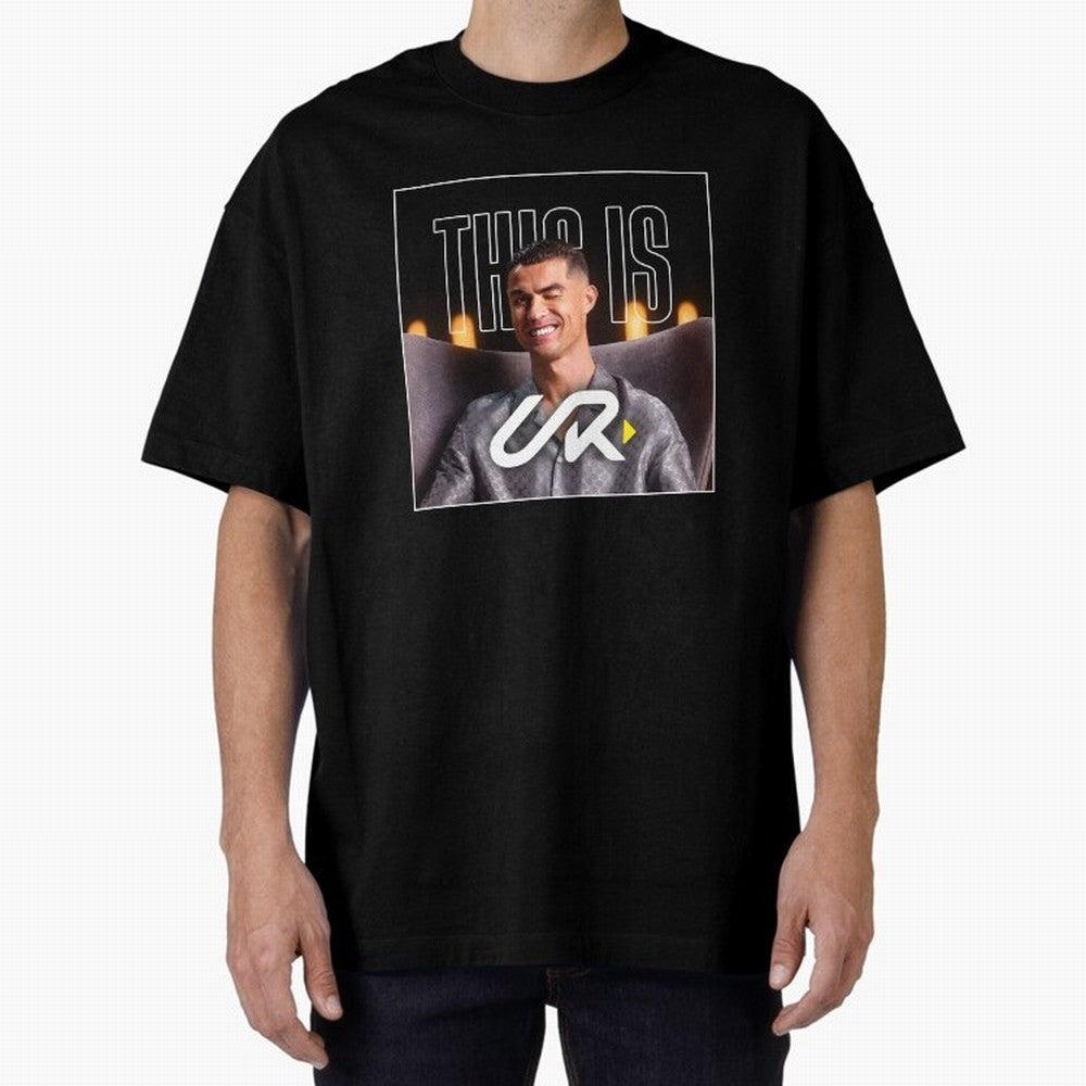 UR Cristiano Yt Oversized T-Shirt Back Your Heroes with Match Day Hype around FIFA World Cup 2026 USA Canada Mexico, Mbappe, Portugal, Spain and Germany, Global Supporter Spirit, Legendary Goals, National Colors and Tournament Celebration; Great