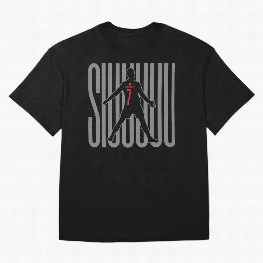 Siuuuuu Cristiano Ronaldo Oversized T-Shirt Celebrate Unforgettable Nights in Global Football Passion for FIFA World Cup 2026 USA Canada Mexico, Connected to Neymar, Haaland and Cristiano Ronaldo, Germany, Championship Spirit, Famous Goals, Roaring