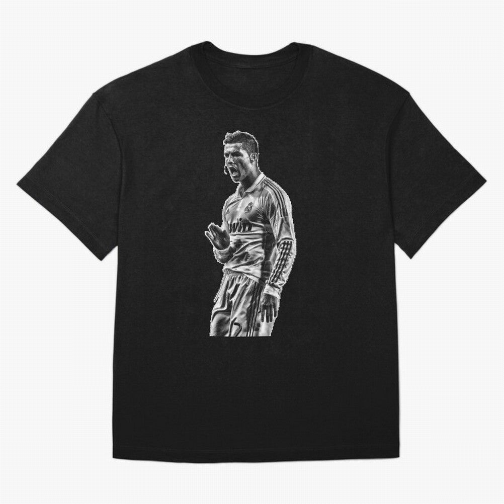 Cristiano Ronaldo Calma Oversized T-Shirt Create FIFA World Cup 2026 USA Canada Mexico Filled with CR7, Argentina, France and Brazil Energy, Vintage Soccer Flavor, Modern Football Stars, National Flags and Final Night Emotion; Great for Watch