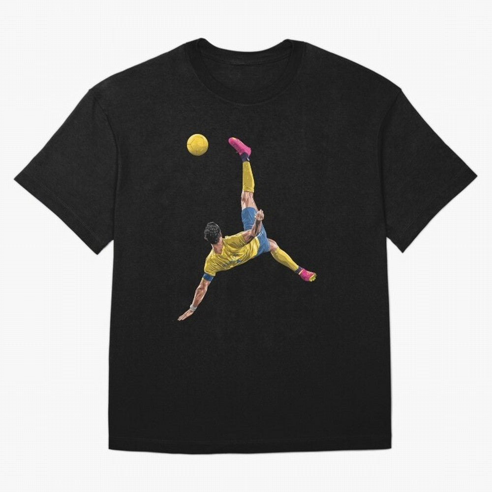CRISTIANO RONALDO BICYCLE KICK GOAL AL NASSR Classic Oversized T-Shirt Enjoy Match Day Hype around FIFA World Cup 2026 USA Canada Mexico, Mbappe and Neymar, Spain, Vintage Soccer Flavor, Modern Football Stars, National Flags and Final Night