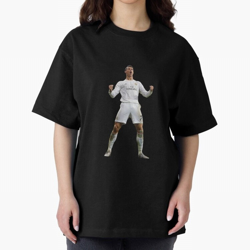 CR7 Phone Case Cristiano Ronaldo Soccer Design Oversized T-Shirt Feel the Heartbeat of Global Football Passion for FIFA World Cup 2026 Group Stage, Centered on CR7 and Messi, England, Football Festival Excitement, Trophy Ambitions, Country