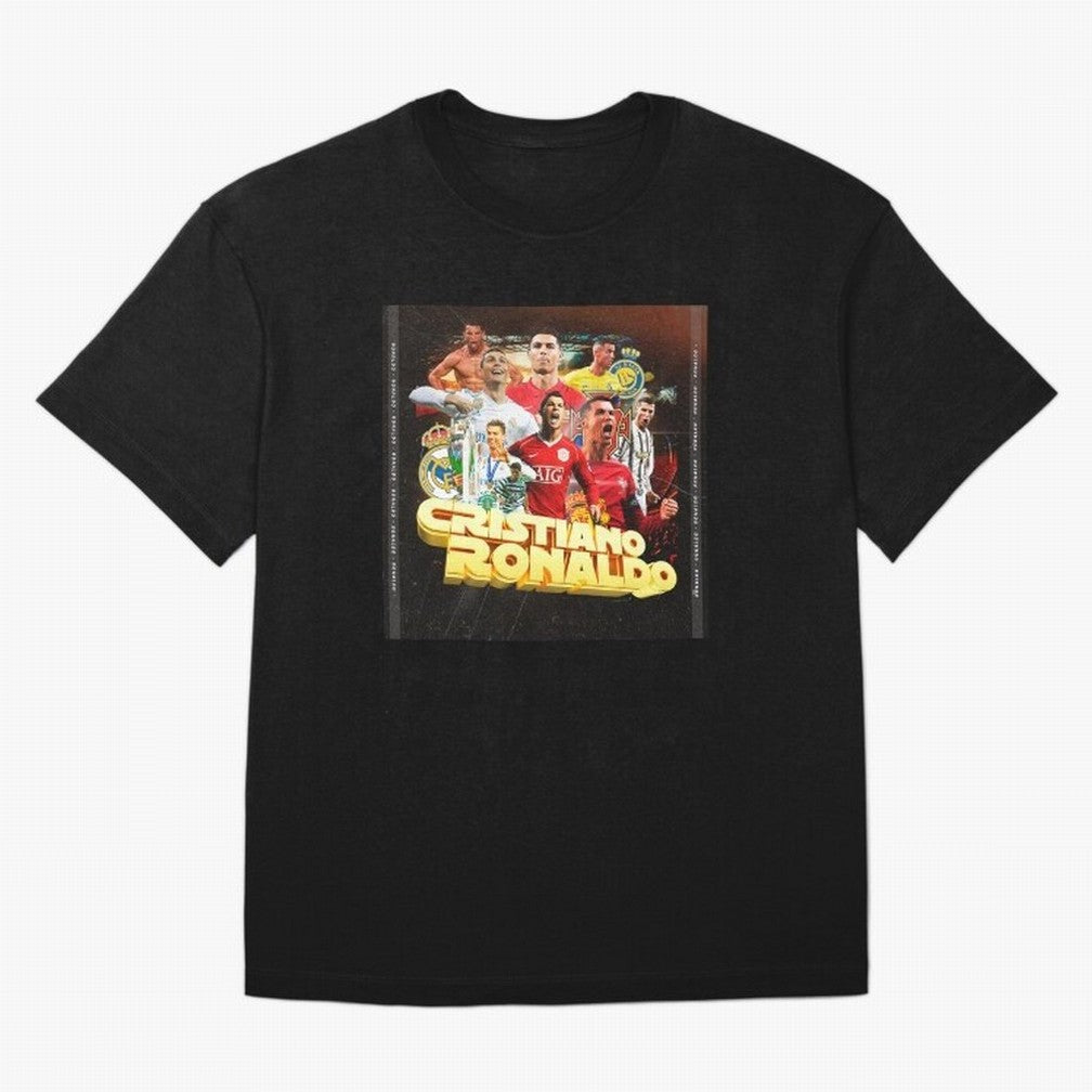 Cristiano Ronaldo Best of Career Oversized T-Shirt Share the Excitement of FIFA World Cup 2026 Group Stage Spirit, Made for Spain, Neymar, Haaland and Cristiano Ronaldo, Vintage Soccer Flavor, Modern Football Stars, National Flags and Final Night