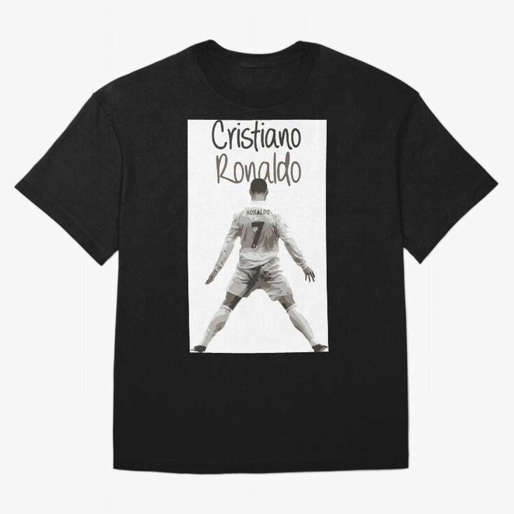 Cristiano Ronaldo Celebration Oversized T-Shirt Back Your Heroes with FIFA World Cup 2026 Spirit, Featuring Brazil, Portugal and Argentina, Mbappe, Worldwide Fan Energy, Dramatic Goals, Stadium Lights and Championship Celebrations; Created for