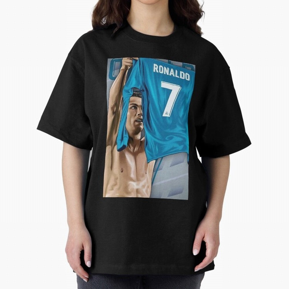 Cristiano Ronaldo Oversized T-Shirt Live for the Drama of Global Football Passion for FIFA World Cup 2026, Driven by Neymar, France, Worldwide Fan Energy, Dramatic Goals, Stadium Lights and Championship Celebrations; Ideal for Fans Who Follow