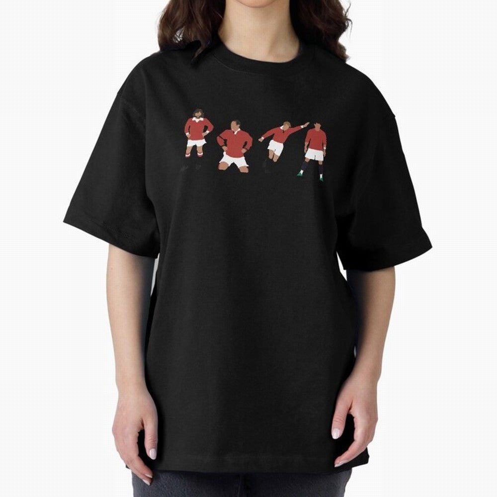 Manchester United Number 7 Design! Oversized T-Shirt Represent Football Lovers during FIFA World Cup 2026 USA Canada Mexico Spirit, Featuring Brazil, Portugal and Argentina, Messi and Cristiano Ronaldo, Worldwide Fan Energy, Dramatic Goals, Stadium
