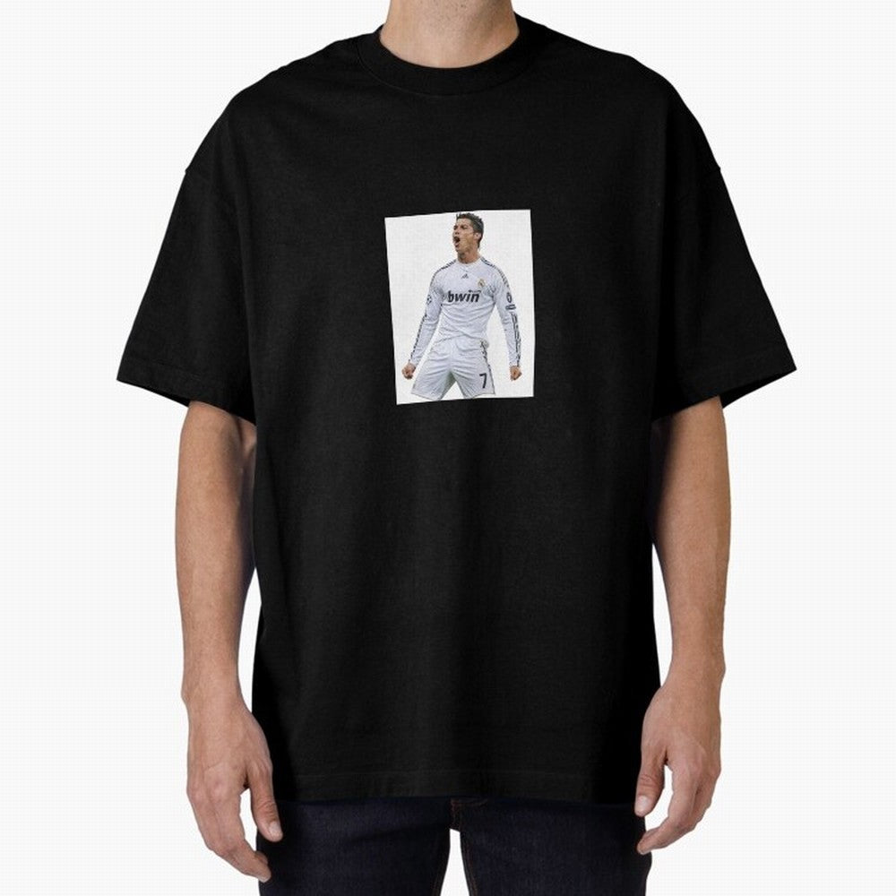 Cristiano Ronaldo 2009 real madrid cr7 Oversized T-Shirt Bring Retro Soccer Energy to FIFA World Cup 2026 Group Stage for Fans of Haaland and Netherlands, Bringing Champion Mindset, Group Stage Buzz, Knockout Tension and Passionate Fan Culture;