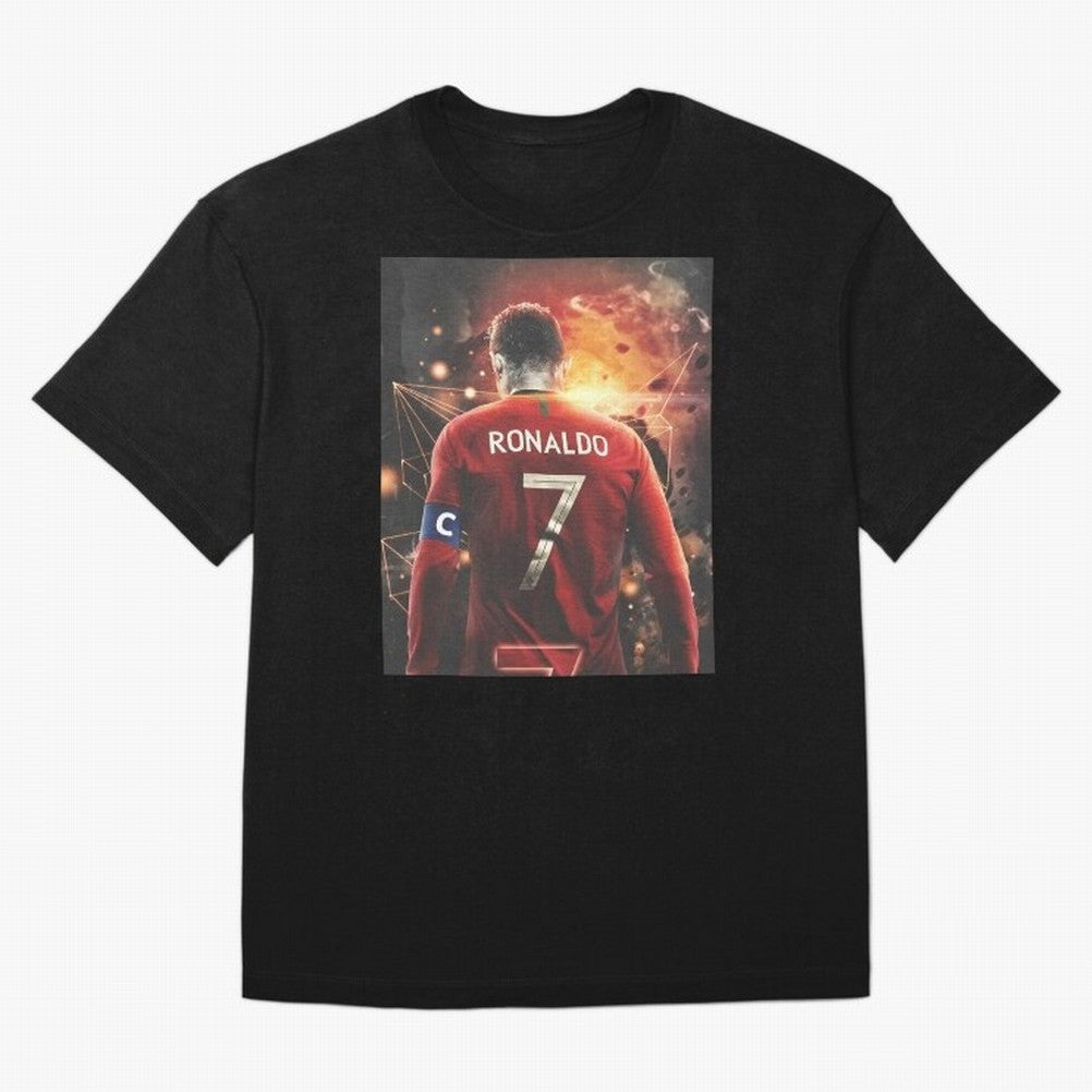 Cristiano Ronaldo Art iPad Case _amp_ Skin Oversized T-Shirt Enjoy Global Football Passion for FIFA World Cup 2026 USA Canada Mexico, with Messi, France, Football Passion, Legendary Performances, Festival Vibes and Supporter Community; Built for