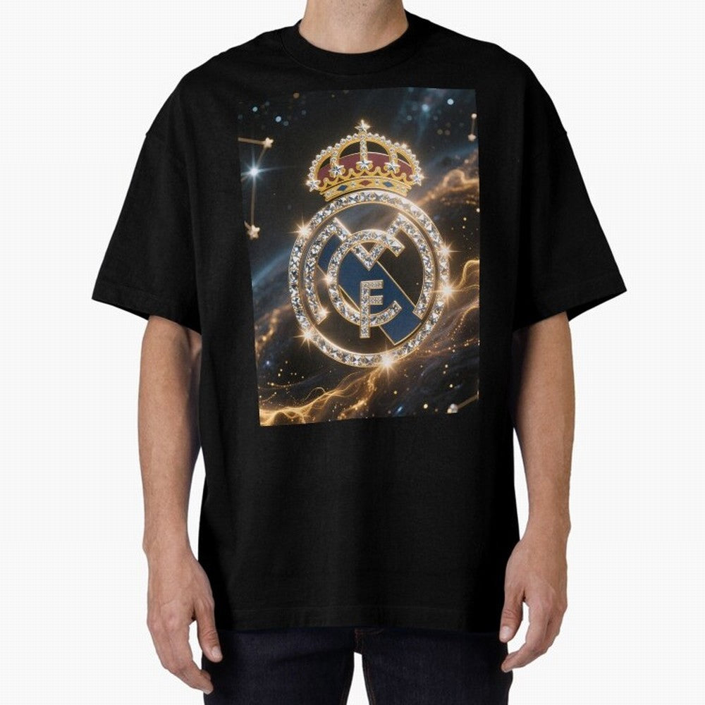 Bernab¨¦u Oversized T-Shirt Show Your Love for Global Football Passion for FIFA World Cup 2026, Celebrating Cristiano Ronaldo, Brazil, Portugal and Argentina, Supporter Pride, Iconic Celebrations, Legendary Names and Global Match Day Energy; Built