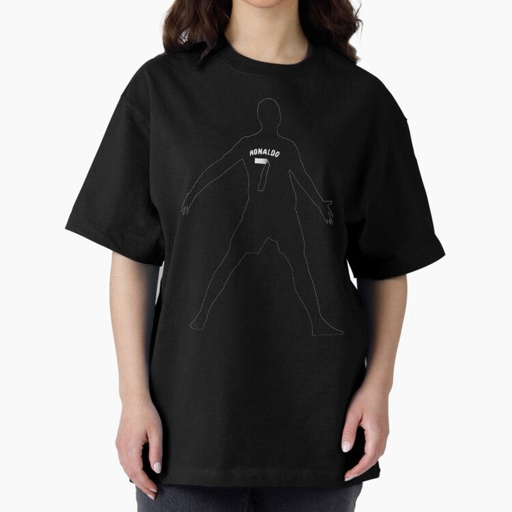 CR7 Oversized T-Shirt Bring Match Day Fire to FIFA World Cup 2026 for Fans of Haaland and France and Portugal, Bringing Tournament Hype, Historic Matchups, Family Viewing Parties and Global Sports Pride; Made for Die Hard Supporters, Soccer Lovers,
