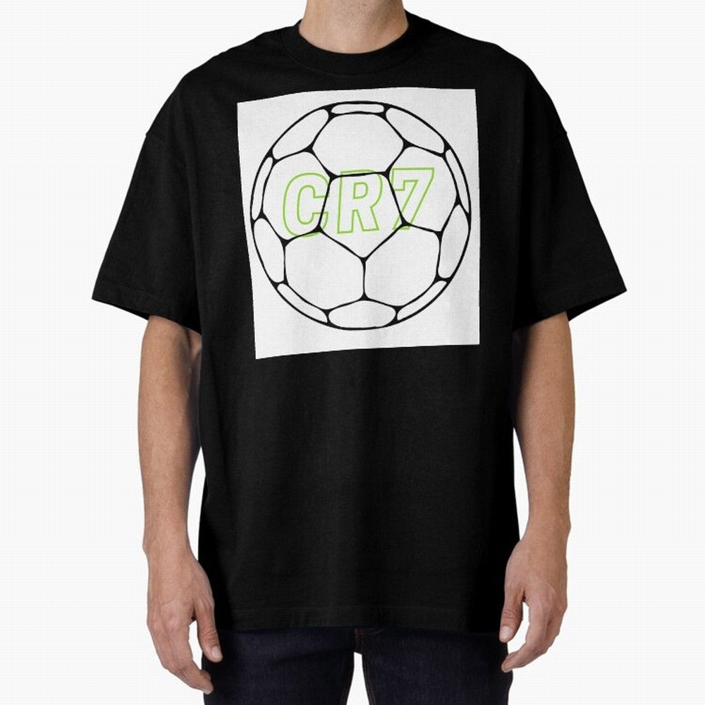 Cristiano Ronaldo ( CR7 ) Oversized T-Shirt Celebrate Fan Culture around FIFA World Cup 2026 USA Canada Mexico Spirit, Driven by France and Portugal, CR7 and Messi, Tournament Hype, Historic Matchups, Family Viewing Parties and Global Sports Pride;