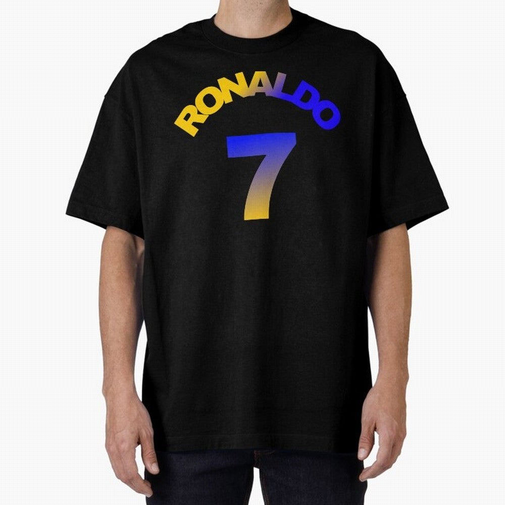 Cristiano Ronaldo Manchester United Oversized T-Shirt Mark Global Football Passion for FIFA World Cup 2026 USA Canada Mexico, Inspired by Messi, Spain and Netherlands, Champion Mindset, Group Stage Buzz, Knockout Tension and Passionate Fan Culture;