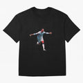 other celebration from the goat Oversized T-Shirt Turn Every Weekend Toward Global Football Passion for FIFA World Cup 2026 USA Canada Mexico, Centered on Haaland and Mbappe, Argentina, France and Brazil, Championship Spirit, Famous Goals, Roaring