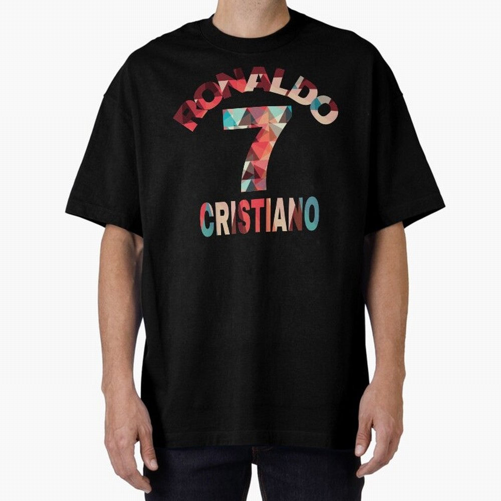 Cristiano Ronaldo Manchester United Oversized T-Shirt Represent Football Lovers during Match Day Hype around FIFA World Cup 2026, Neymar, England, Football History, Final Match Energy, Crowd Noise and Once in a Lifetime Moments; Made for Die Hard