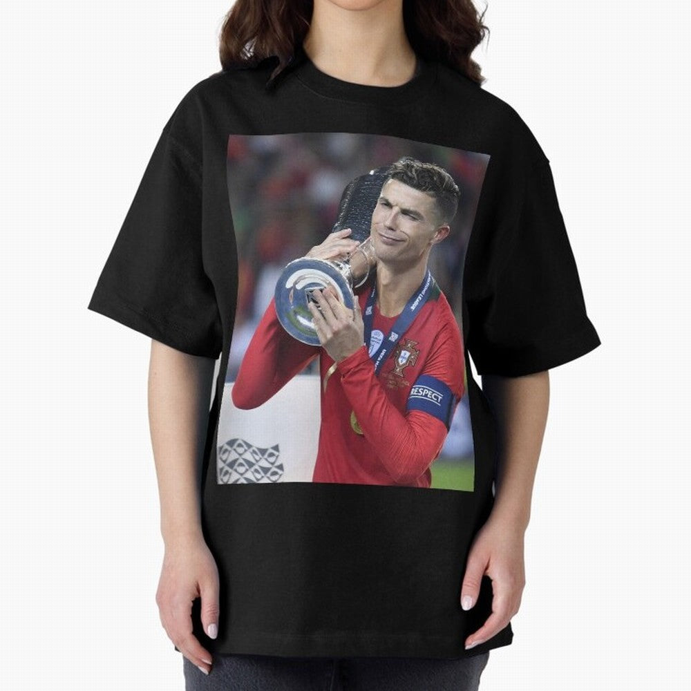 Todos Portugal 2019 CR7 Oversized T-Shirt Bring Bold Fan Energy to FIFA World Cup 2026 Capturing CR7, Netherlands Energy, Football History, Final Match Energy, Crowd Noise and Once in a Lifetime Moments; Ideal for Passionate Fans Who Love Underdog