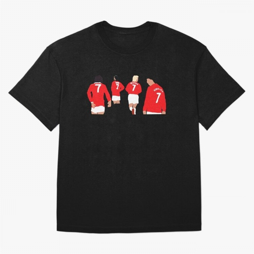 Manchester United Number 7 Legends Oversized T-Shirt Experience the Global Stage of Global Football Passion for FIFA World Cup 2026, Highlighting Cristiano Ronaldo, Haaland and CR7, France, Fan Favorite Moments, National Team Passion, Big Match