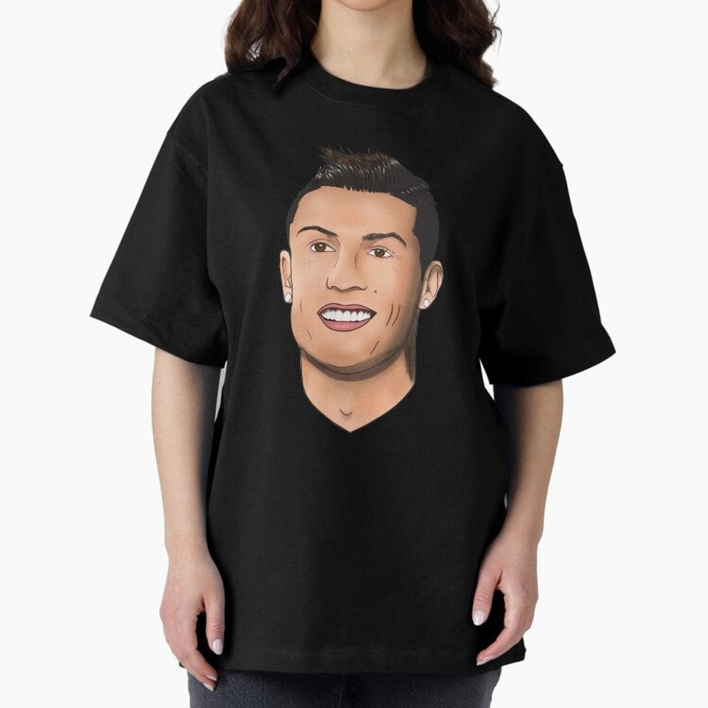 Cristiano Ronaldo Oversized T-Shirt Bring Supporter Culture to FIFA World Cup 2026 Spirit, Celebrating England, France and Netherlands, Mbappe and Neymar, Match Day Excitement, Supporter Culture, Golden Goals and Global Football Passion; Made for