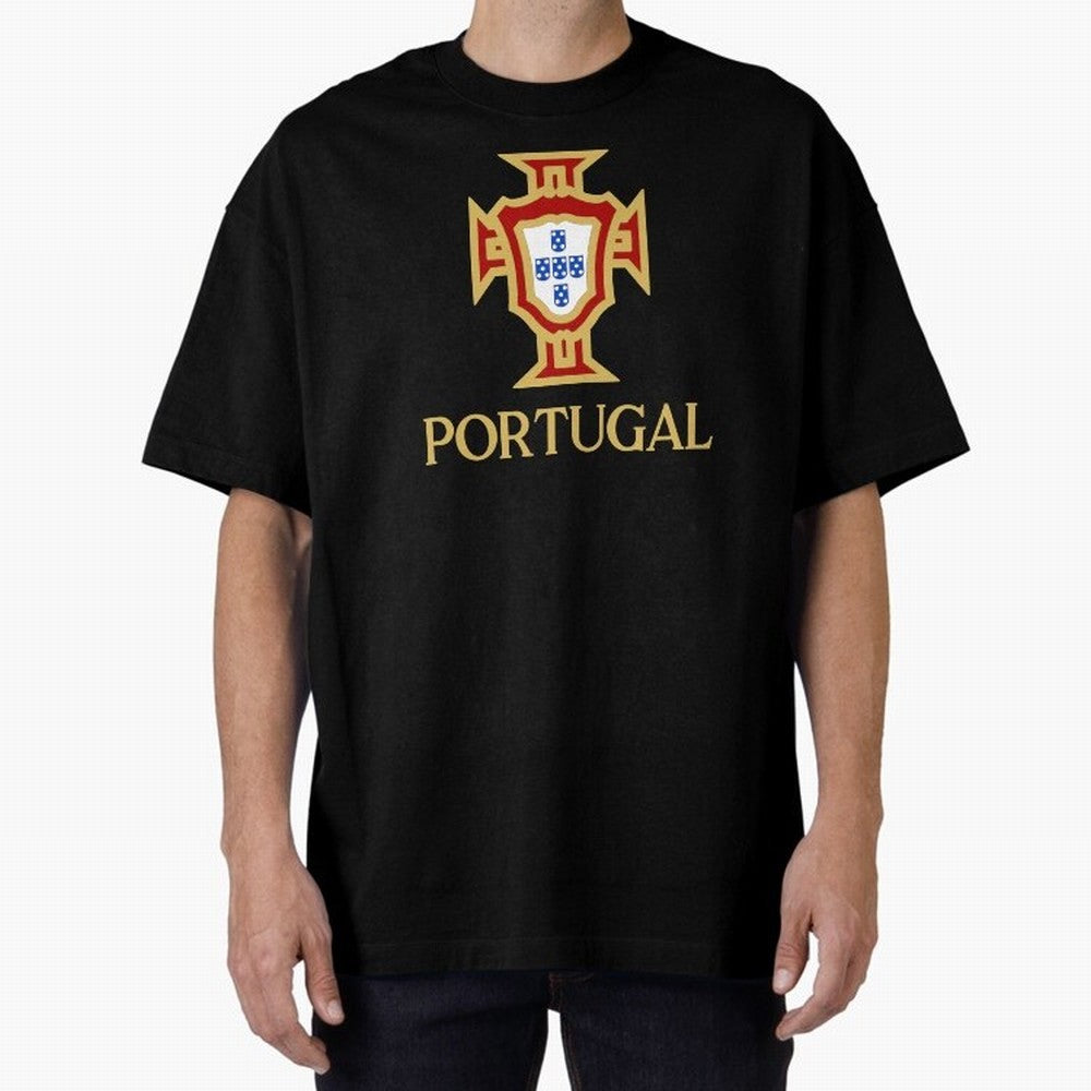 Portugal Gold Alt 3 Oversized T-Shirt Fuel the Hype around Match Day Hype around FIFA World Cup 2026 USA Canada Mexico, Messi and Cristiano Ronaldo, England and Germany, Classic Soccer Heritage, Championship Pressure, Fan Loyalty and International