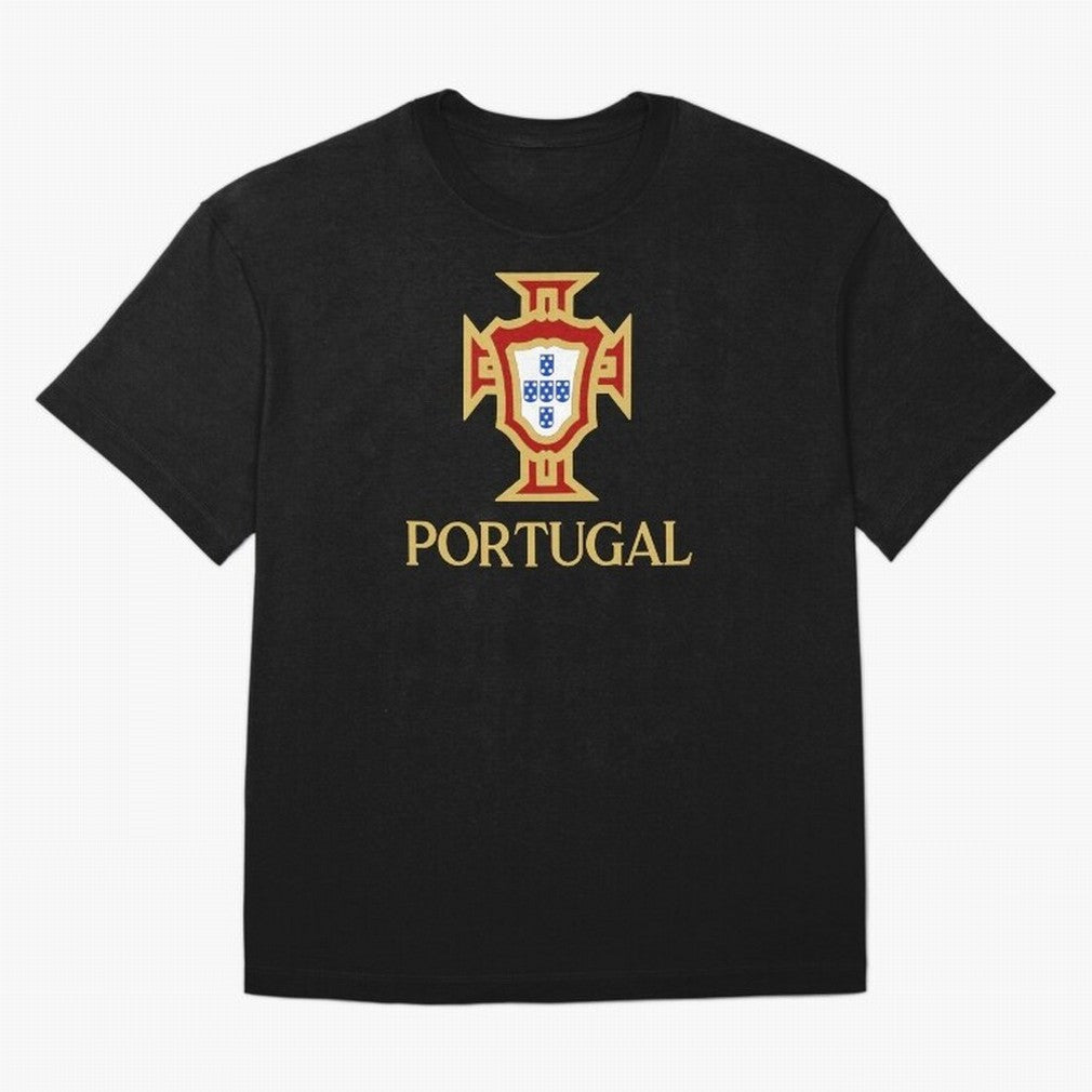Portugal Gold Alt 3 Oversized T-Shirt Fuel the Hype around Match Day Hype around FIFA World Cup 2026 USA Canada Mexico, Messi and Cristiano Ronaldo, England and Germany, Classic Soccer Heritage, Championship Pressure, Fan Loyalty and International