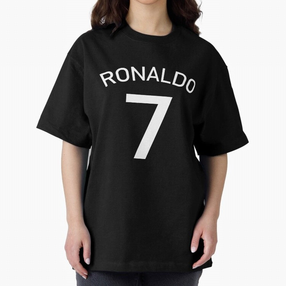 Cristiano Ronaldo Cristiano Ronaldooo Oversized T-Shirt Celebrate the Road through Match Day Hype around FIFA World Cup 2026 Group Stage, Cristiano Ronaldo, France and Portugal, Worldwide Fan Energy, Dramatic Goals, Stadium Lights and Championship