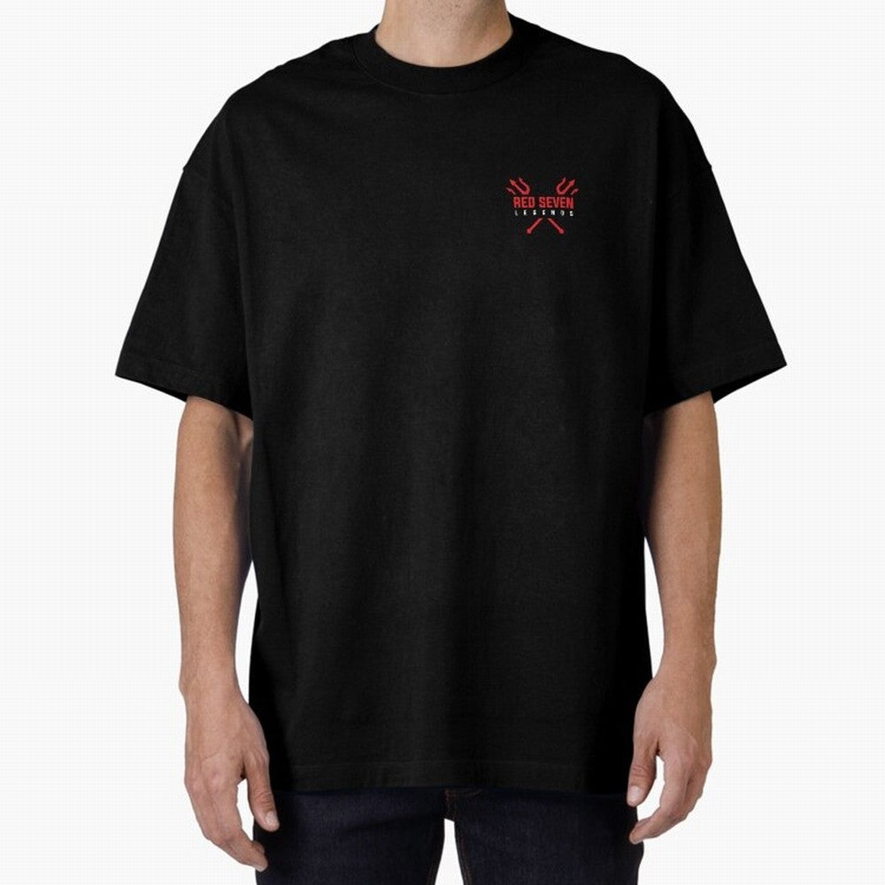 Red Seven Legends - Man Utd Oversized T-Shirt Keep the Legacy of the FIFA World Cup 2026 USA Canada Mexico Journey through Mbappe Highlights, Brazil Pride, Stadium Chants, National Pride, Trophy Dreams and Unforgettable Football Memories; Made for