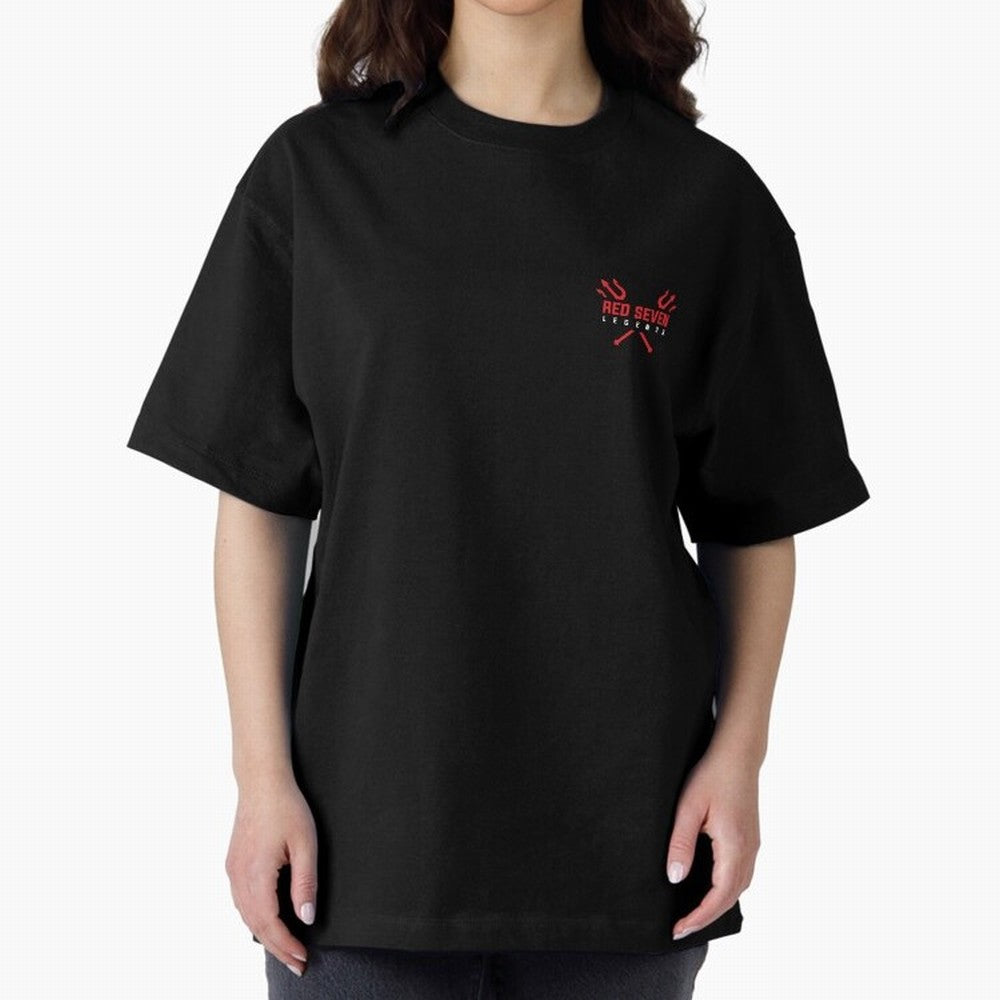 Red Seven Legends - Man Utd Oversized T-Shirt Keep the Legacy of the FIFA World Cup 2026 USA Canada Mexico Journey through Mbappe Highlights, Brazil Pride, Stadium Chants, National Pride, Trophy Dreams and Unforgettable Football Memories; Made for