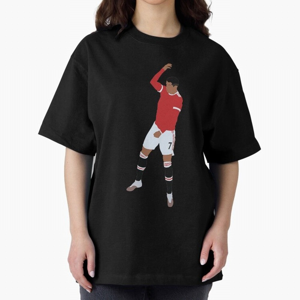 Cristiano Ronaldo 4 Oversized T-Shirt Make Memories around Global Football Passion for FIFA World Cup 2026, Capturing Neymar, England and Germany, Global Supporter Spirit, Legendary Goals, National Colors and Tournament Celebration; Ideal for