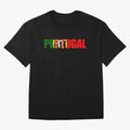 Portugal Country Oversized T-Shirt Represent Football Lovers during FIFA World Cup 2026 USA Canada Mexico for Fans of Cristiano Ronaldo, Haaland and CR7 and England and Germany, Bringing Sports Nostalgia, International Competition, Famous Players