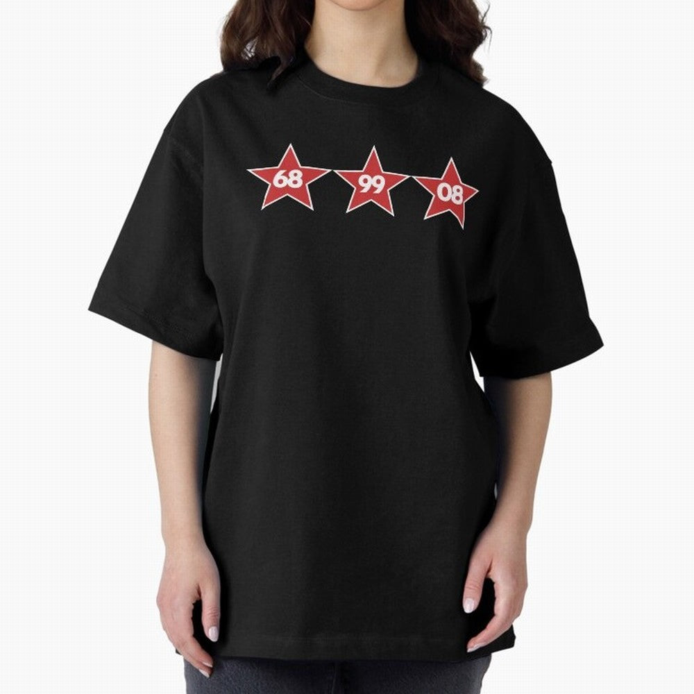 Manchester United European Cups Oversized T-Shirt Bring Global Tournament Vibes to Match Day Hype around FIFA World Cup 2026 USA Canada Mexico, Mbappe and Neymar, Portugal, Spain and Germany, Fan Favorite Moments, National Team Passion, Big Match