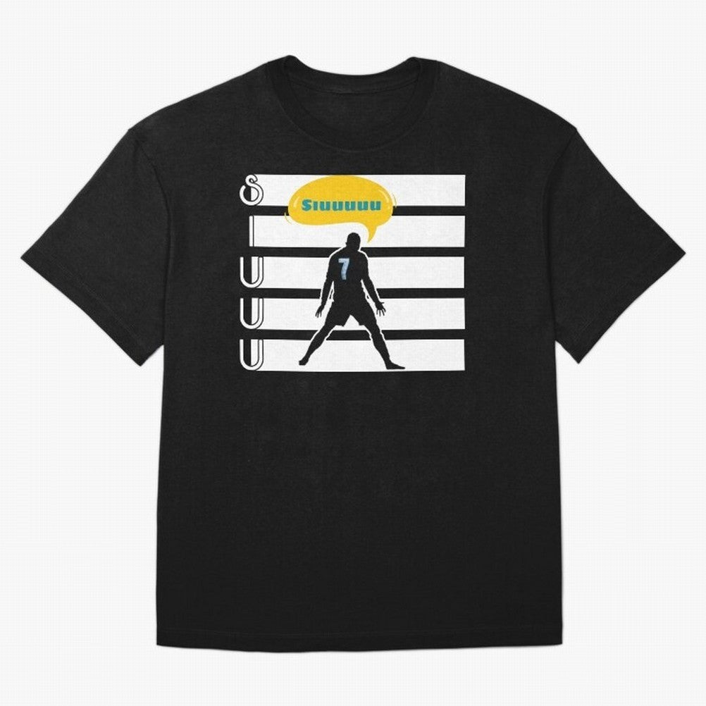 Siuuu CR7 goal Oversized T-Shirt Step into Match Day Hype around FIFA World Cup 2026 USA Canada Mexico, CR7 and Messi, Argentina, Classic Soccer Heritage, Championship Pressure, Fan Loyalty and International Pride; Perfect for People Who Love