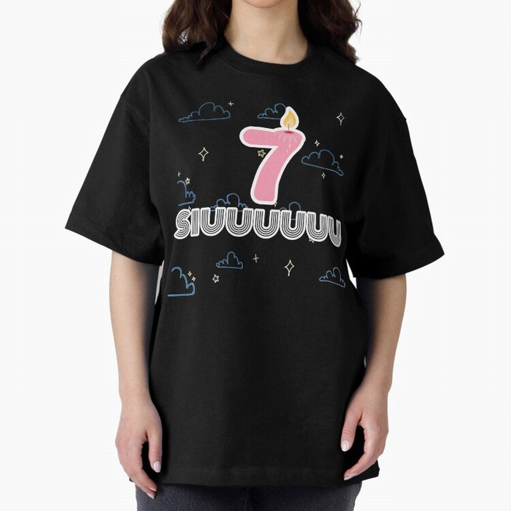 Siuuu 7 Cristiano ronaldo Oversized T-Shirt Carry the Colors and Pride of Global Football Passion for FIFA World Cup 2026, Connected to Neymar, Haaland and Cristiano Ronaldo, Argentina, Stadium Chants, National Pride, Trophy Dreams and