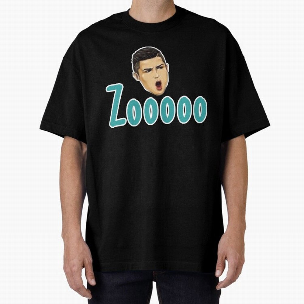 Zoooo funy CR7 goal suiii Oversized T-Shirt Follow the Final Road of the FIFA World Cup 2026 Journey through Neymar Highlights, Spain Pride, Goal Celebration Energy, Supporter Heritage, Football Icons and Worldwide Tournament Joy; Great for Watch