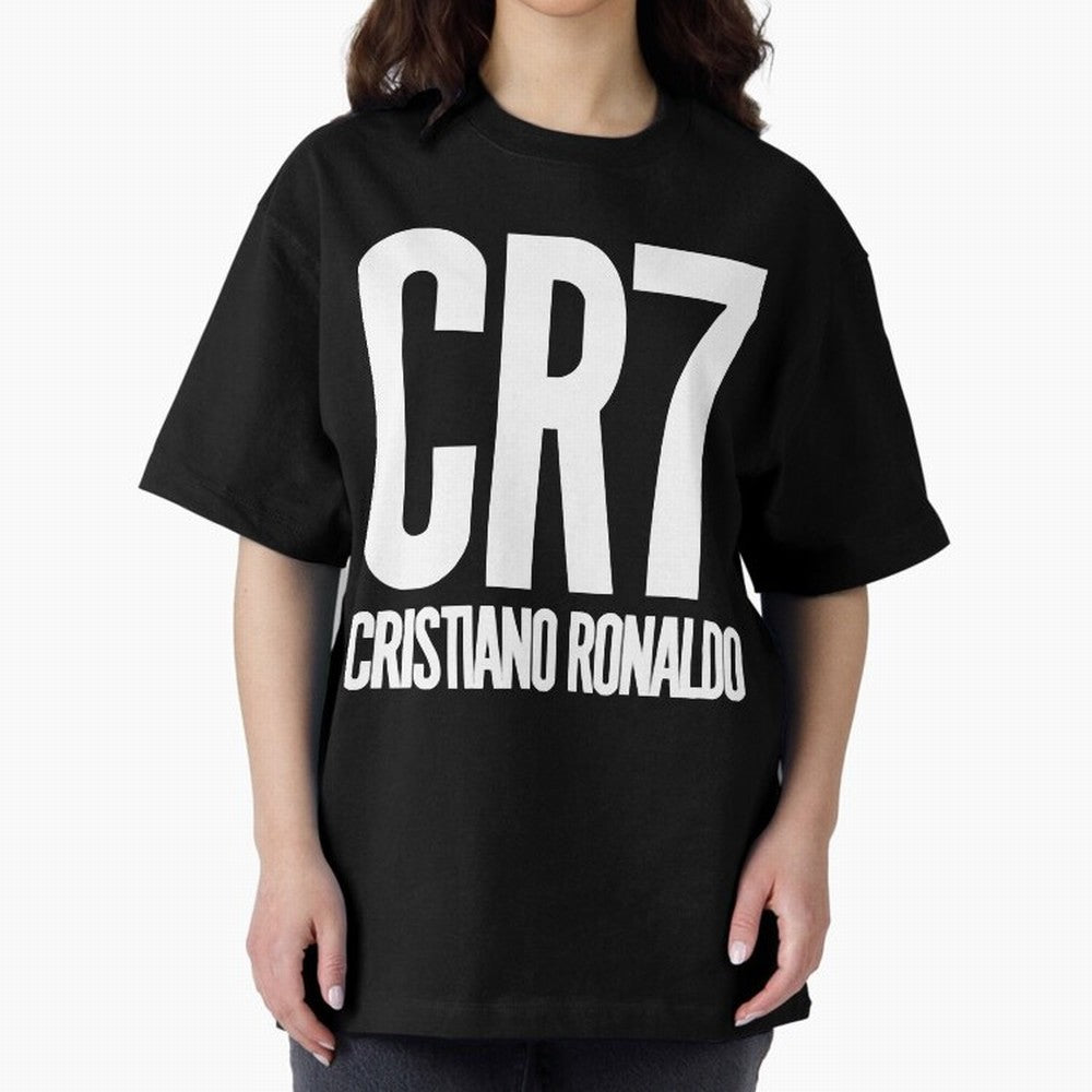 CR7 Cristiano Ronaldo Oversized T-Shirt Fuel the Hype around FIFA World Cup 2026 for Fans of CR7 and Messi and England and Germany, Bringing Match Day Excitement, Supporter Culture, Golden Goals and Global Football Passion; Ideal for Passionate