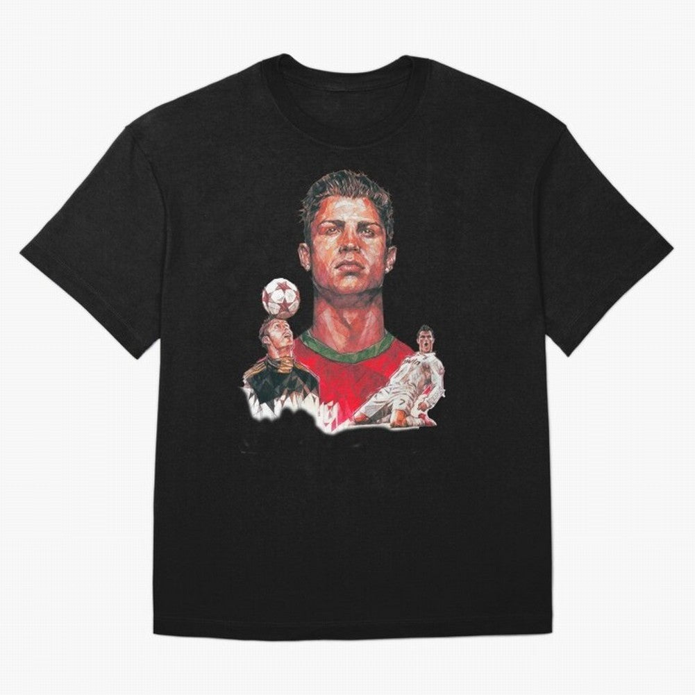 ronaldo Oversized T-Shirt Celebrate Fan Favorites in FIFA World Cup 2026 for Fans of CR7 and Messi and Germany, Bringing Goal Celebration Energy, Supporter Heritage, Football Icons and Worldwide Tournament Joy; Perfect for Supporters Who Want Bold