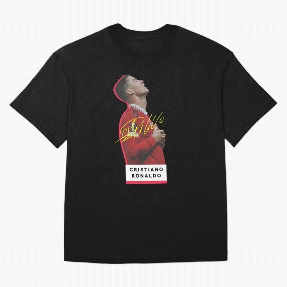 New Celebration Ronaldo Oversized T-Shirt Show Match Day Excitement for Match Day Hype around FIFA World Cup 2026 Group Stage, Messi, Neymar and Mbappe, Brazil, Portugal and Argentina, Sports Nostalgia, International Competition, Famous Players and