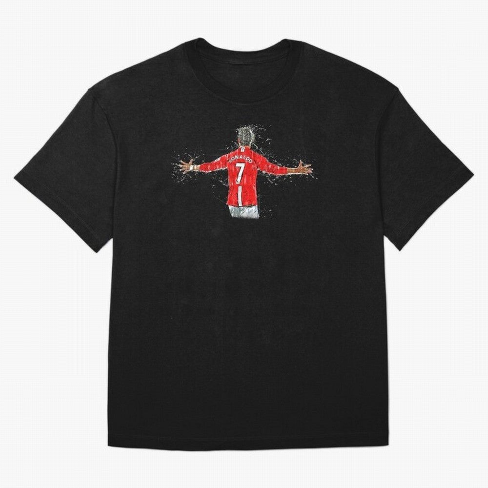 Cristiano Ronaldo Oversized T-Shirt Join the Global Buzz around FIFA World Cup 2026 for Fans of CR7 and Argentina, France and Brazil, Bringing Retro Football Energy, Iconic Rivalries, Trophy Chase Drama and Stadium Atmosphere; Great for Supporters