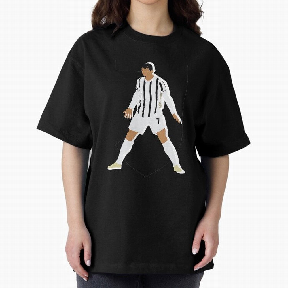 Cristiano Ronaldo Oversized T-Shirt Carry the Colors and Pride of the FIFA World Cup 2026 USA Canada Mexico Journey through Messi Highlights, England Pride, Match Day Excitement, Supporter Culture, Golden Goals and Global Football Passion; Ideal
