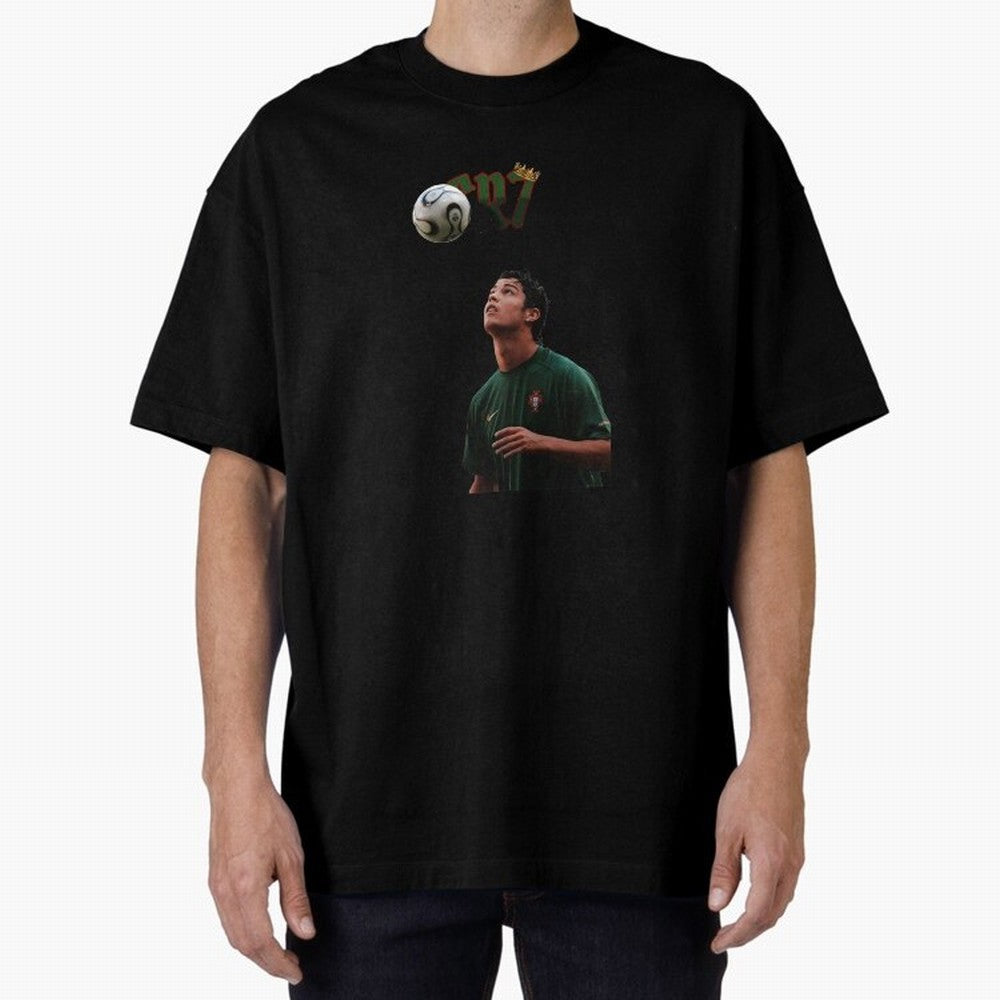 Cristiano Ronaldo Oversized T-Shirt Follow Every Goal of FIFA World Cup 2026 Group Stage for Fans of Haaland and Mbappe and Brazil, Portugal and Argentina, Bringing Goal Celebration Energy, Supporter Heritage, Football Icons and Worldwide