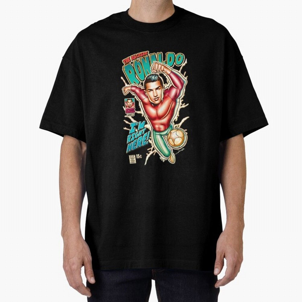 Cristiano Ronaldo CR7 Cristiano Ronaldo Oversized T-Shirt Show Fan Pride Across FIFA World Cup 2026 Group Stage Filled with CR7, France and Portugal Energy, Football Festival Excitement, Trophy Ambitions, Country Rivalries and Star Player Buzz;