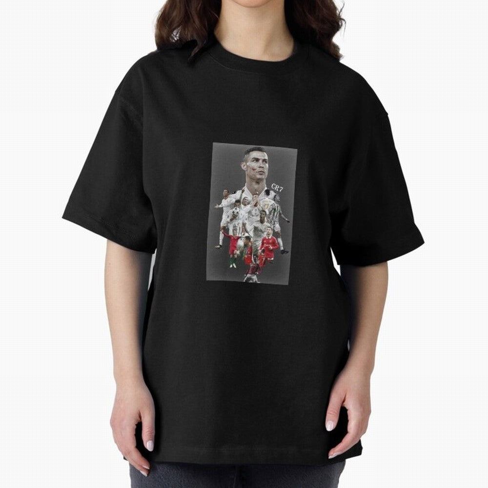 Cristiano Ronaldo Oversized T-Shirt Bring International Match Energy to Match Day Hype around FIFA World Cup 2026 Group Stage, Neymar, Haaland and Cristiano Ronaldo, Argentina, Global Supporter Spirit, Legendary Goals, National Colors and