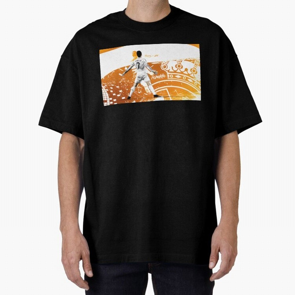 Cristiano Ronaldo Oversized T-Shirt Carry FIFA World Cup 2026 Group Stage for Fans of Neymar, Haaland and Cristiano Ronaldo and England and Germany, Bringing Football Passion, Legendary Performances, Festival Vibes and Supporter Community; Made for