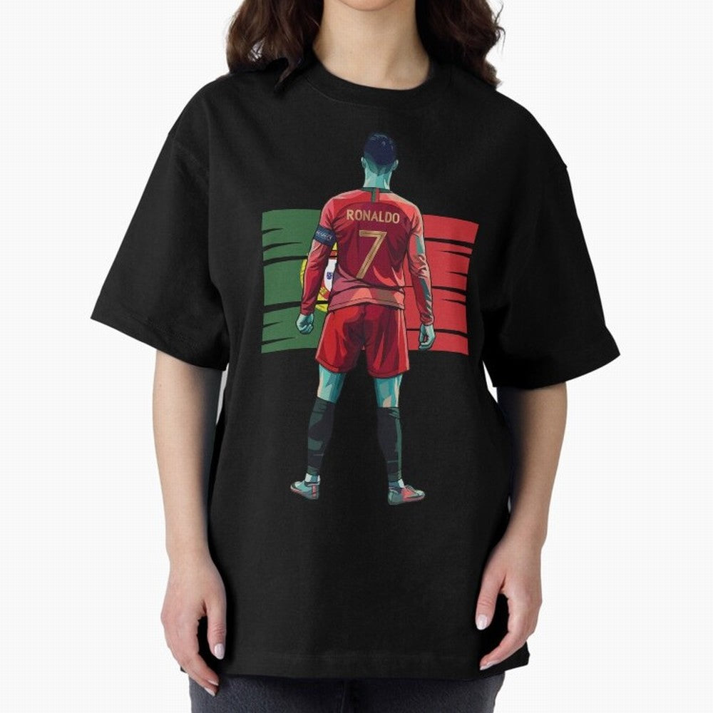 Cristiano Ronaldo Oversized T-Shirt Turn Football Passion into FIFA World Cup 2026 Made for Neymar, Haaland and Cristiano Ronaldo, Spain Energy, Stadium Memories, Football Loyalty, International Chants and Championship Tradition; Ideal for Fans Who