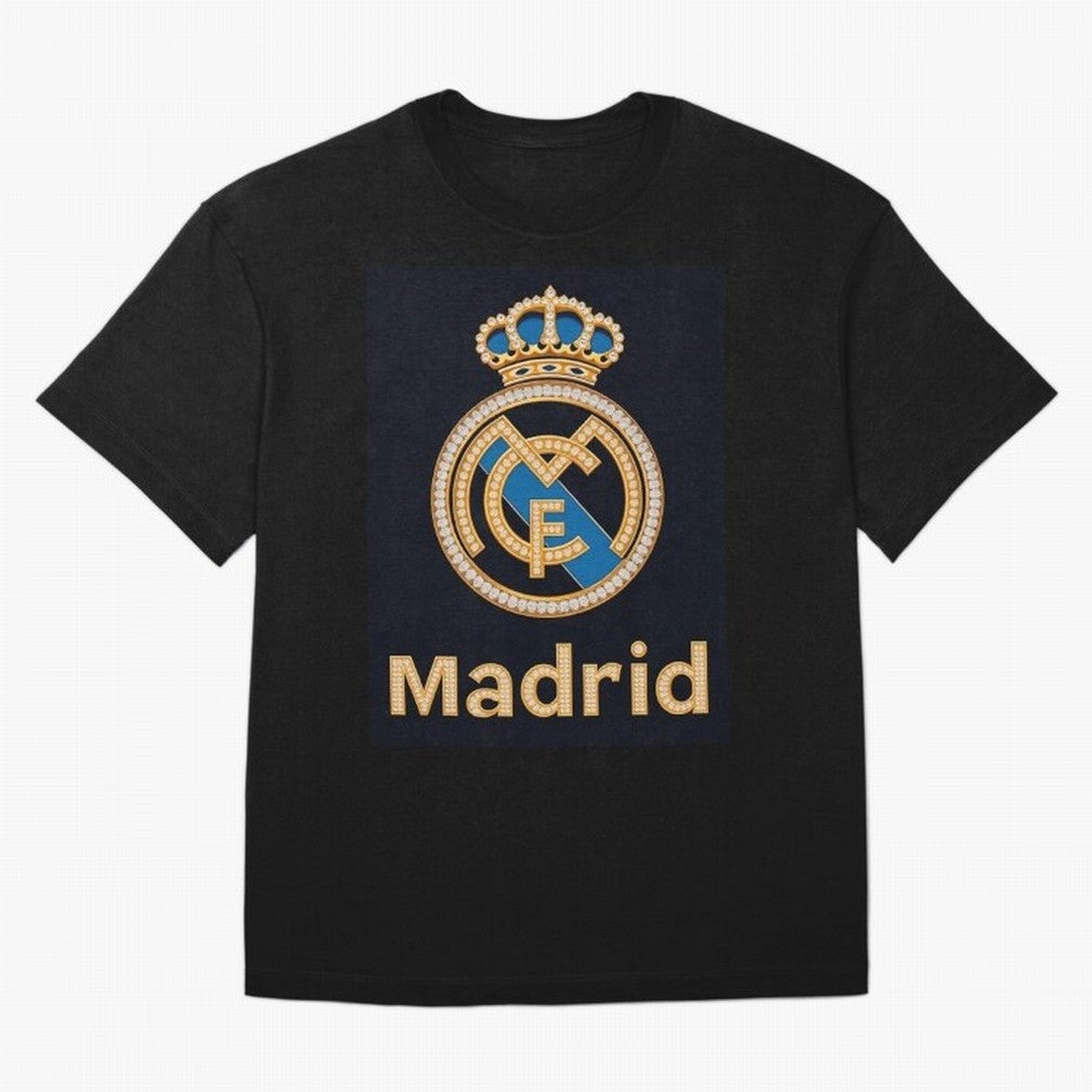 Madrid Oversized T-Shirt Create FIFA World Cup 2026 for Fans of Messi, CR7 and Mbappe and Germany, Bringing Football History, Final Match Energy, Crowd Noise and Once in a Lifetime Moments; Great for Watch Parties, Sports Bars, Family Nights, Fan