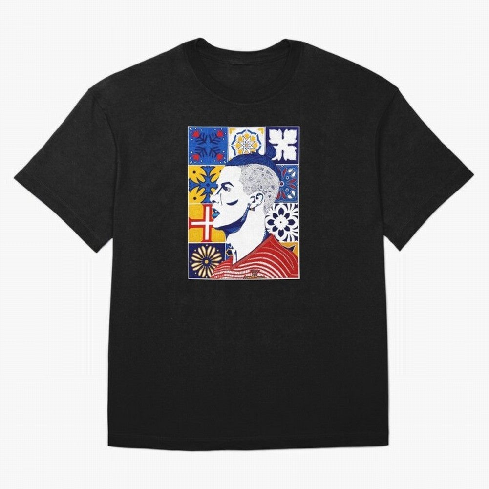 Cristiano Ronaldo Azulejos Oversized T-Shirt Follow the Final Road of FIFA World Cup 2026 for Fans of Mbappe and Spain, Bringing Worldwide Fan Energy, Dramatic Goals, Stadium Lights and Championship Celebrations; Ideal for Fans Who Follow Messi,