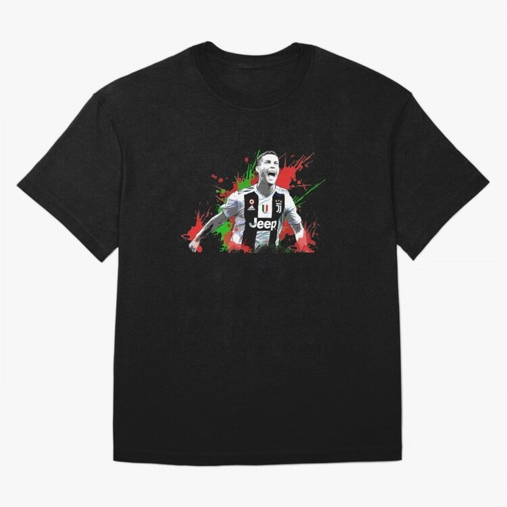 Cristiano Ronaldo Oversized T-Shirt Experience FIFA World Cup 2026 Spirit, Driven by Portugal, Mbappe and Neymar, Retro Football Energy, Iconic Rivalries, Trophy Chase Drama and Stadium Atmosphere; Ideal for Fans Who Follow Messi, Cristiano