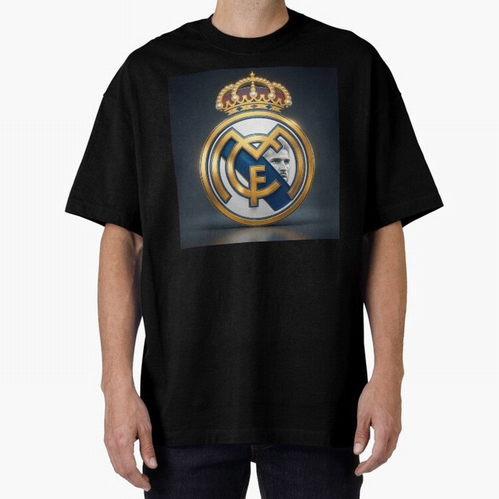 Figuras Madridistas Oversized T-Shirt Step into FIFA World Cup 2026 Group Stage for Fans of Haaland and Mbappe and Portugal, Bringing Classic Soccer Heritage, Championship Pressure, Fan Loyalty and International Pride; Made for Die Hard Supporters,